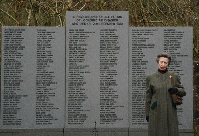 Royal visit to Lockerbie Air Disaster Memorial
