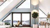 Scandinavian loft interior