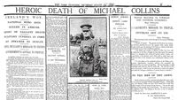 Heroic death of Michael Collins: How the Cork Examiner reported his killing in 1922