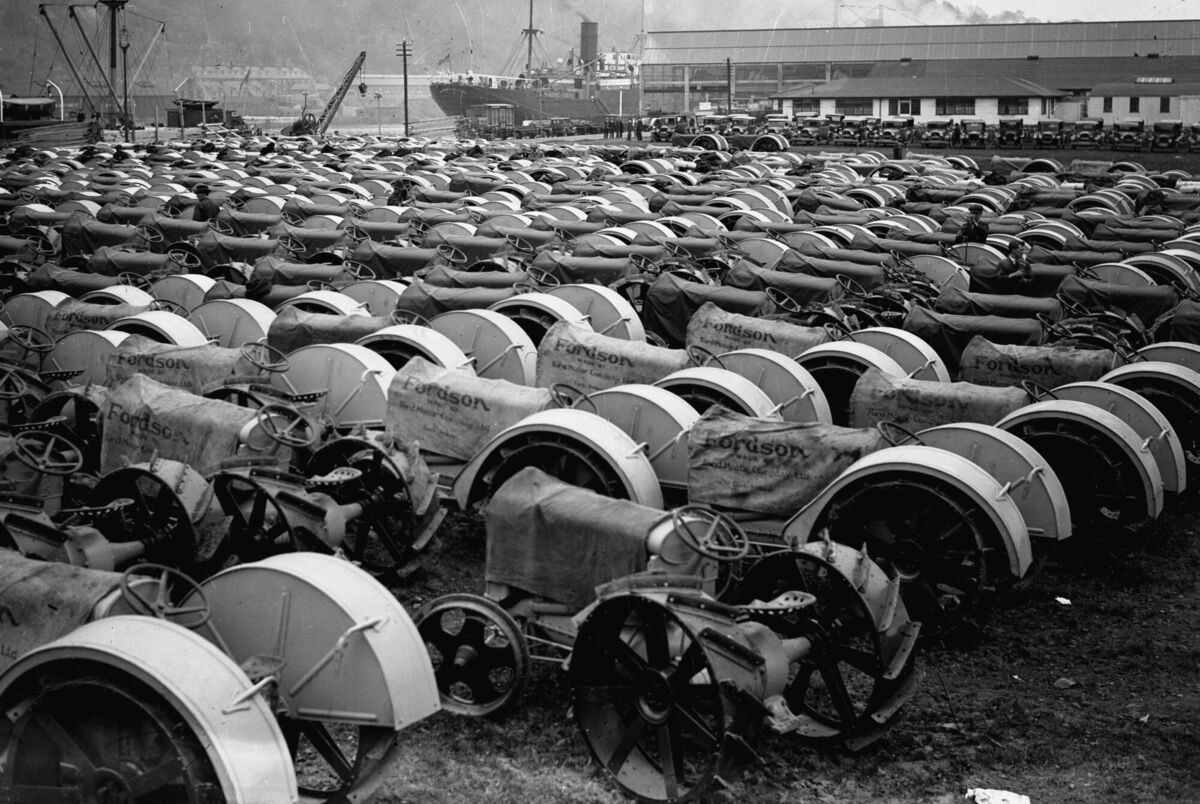 Fordson was the brand name for Ford's range of trucks and tractors, some of which are lined up here for export from Ford's plant at the Marina in Cork in October, 1929. Irish Examiner Archive Fordson was the brand name for Ford's range of trucks and tractors, some of which are lined up here for export from Ford's plant at the Marina in Cork in October, 1929. Irish Examiner Archive