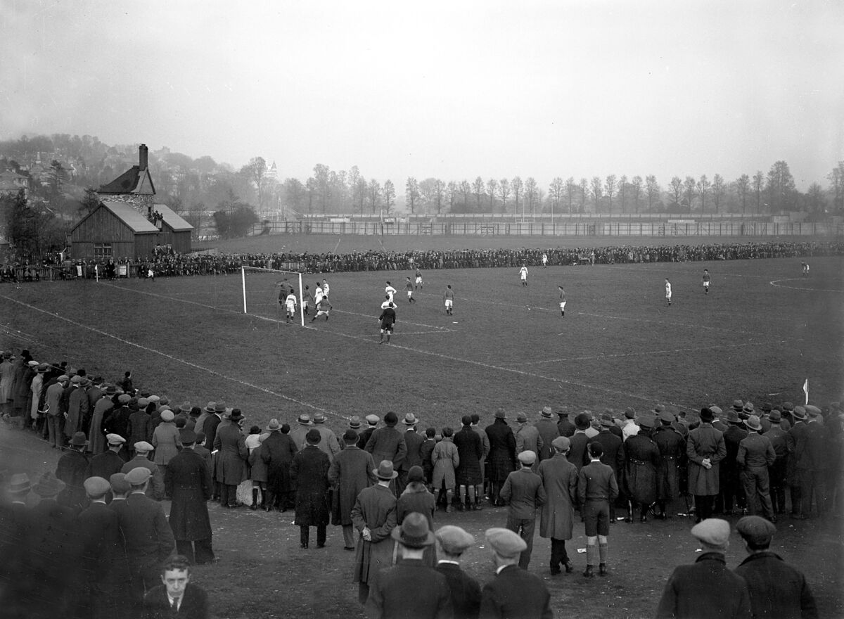 One of Ford's major cultural spin-offs in Cork, Fordsons soccer team, playing Drumcondra in the Free State League on the immaculate pitch at the Mardyke on March 3, 1939. Irish Examiner Archive One of Ford's major cultural spin-offs in Cork, Fordsons soccer team, playing Drumcondra in the Free State League on the immaculate pitch at the Mardyke on March 3, 1939. Irish Examiner Archive