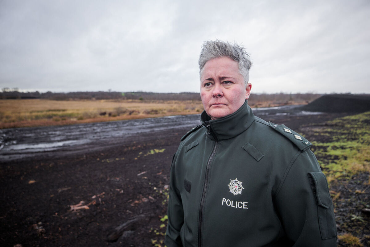 PSNI Detective Inspector Nikki Deehan close to the site in Bellaghy, Co Derry, where human remains dating back to 500 BC were found in bogland last October. PSNI Detective Inspector Nikki Deehan close to the site in Bellaghy, Co Derry, where human remains dating back to 500 BC were found in bogland last October.
