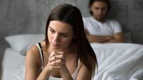 Upset girlfriend thinking about relationship problems with lover