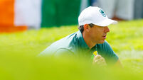 Rory McIlroy on the 3rd gren 4/8/2024