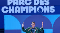 Daniel Wiffen with his gold and bronze medal 5/8/2024