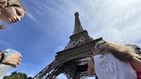 British man investigated for climbing Eiffel Tower on final day of Olympics