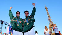 Fintan McCarthy and Paul O'Donovan celebrate 5/8/2024