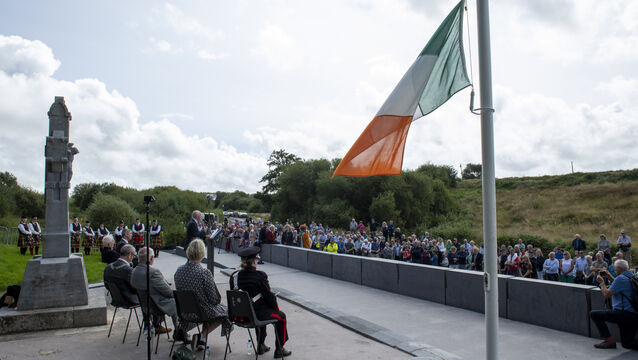 <p>The late Tommie Gorman delivered last year’s oration at Béal na Bláth to mark the 101st anniversary of the death of Michael Collins. 	Picture: Brian Lougheed</p>