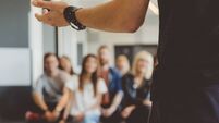 Students on semiar