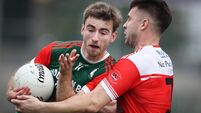 Paul McGrath is tackled by Conor Daly 22/9/2024