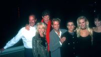 Universal City, California, USA 15th December 1995 Actor Michael Newman, Pamela Bach, actor David Hasselhoff, actor David Chokac