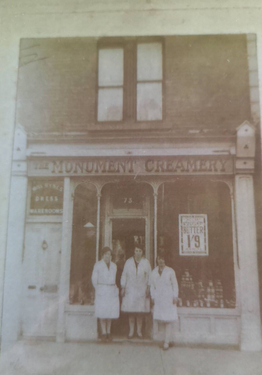 A branch of the Monument Creamery. A branch of the Monument Creamery.