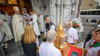 Watch: St.Bernadette’s relics arrive in Cork