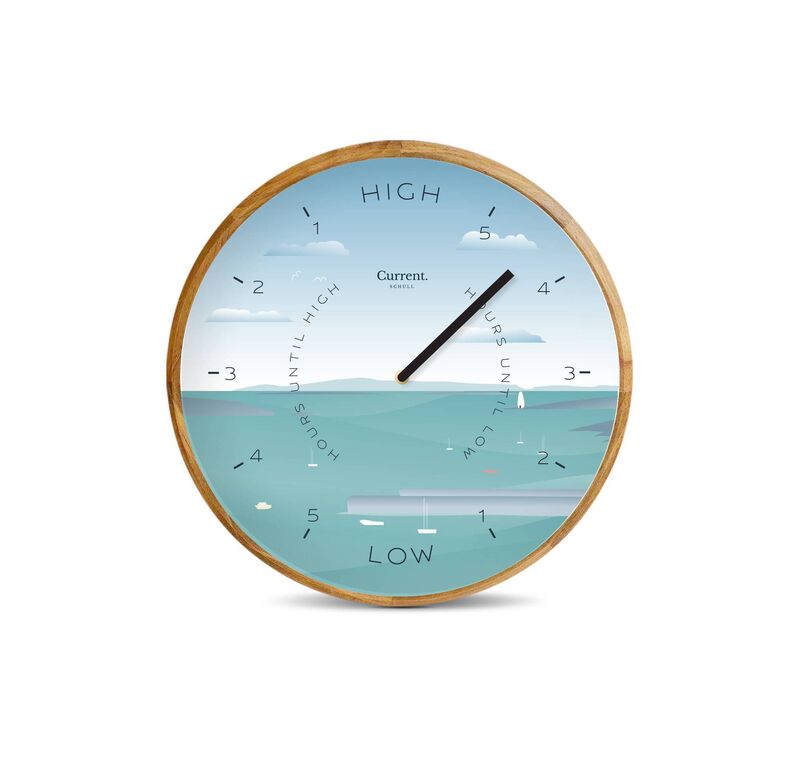 Schull tide clock, €65. currentclock.ie Schull tide clock, €65. currentclock.ie