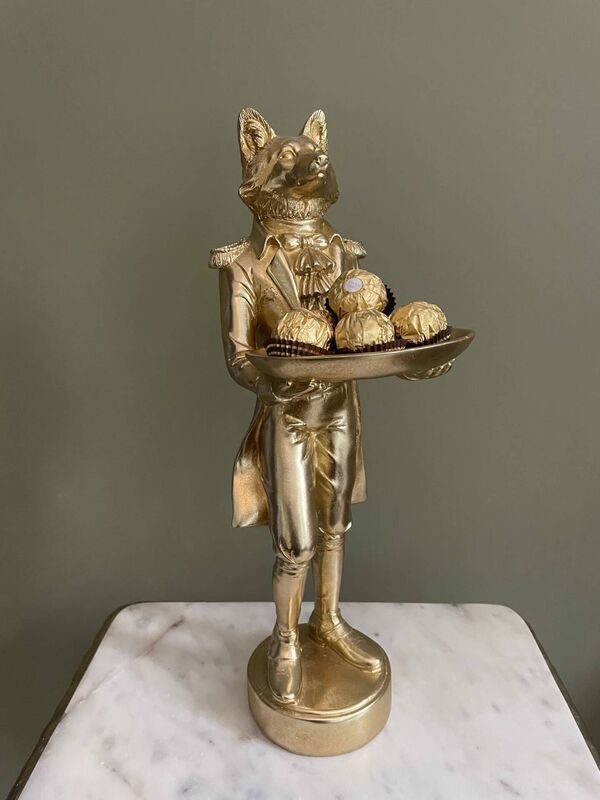 Gold fox, €35. juxtaposedecor.ie Gold fox, €35. juxtaposedecor.ie