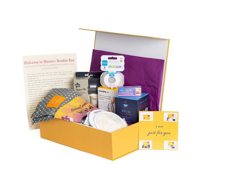 Original Breastfeeding Gift Box for New Mums, €93,50. mamasboobiebox.com Original Breastfeeding Gift Box for New Mums, €93,50. mamasboobiebox.com