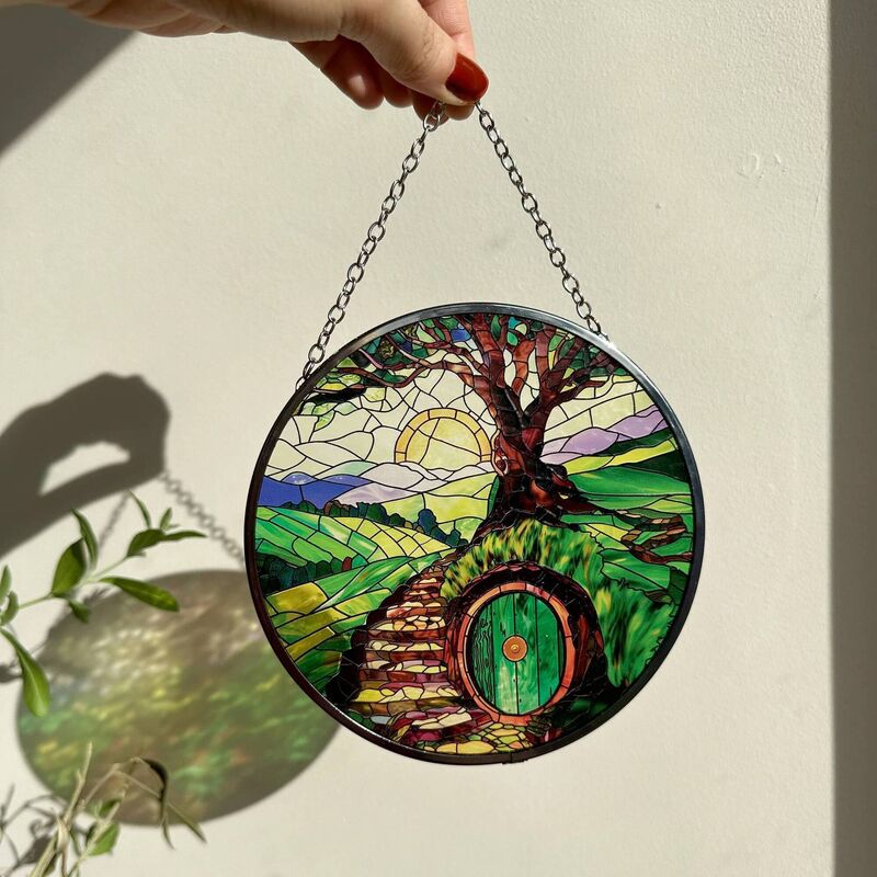 Shire Stained Glass Sun Catcher, €30. sonnetandfable.shop Shire Stained Glass Sun Catcher, €30. sonnetandfable.shop