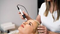 Beautiful young woman at beauty clinic