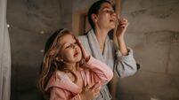 Mom and daughter routine