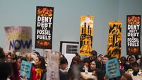 Protesters gather at UN climate talks in global day of action