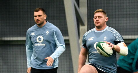 Ireland Rugby Squad Training and Media Conference
