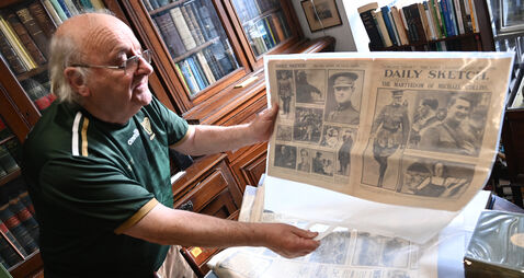 Cork collector says he will never sell his priceless Michael Collins memorabilia