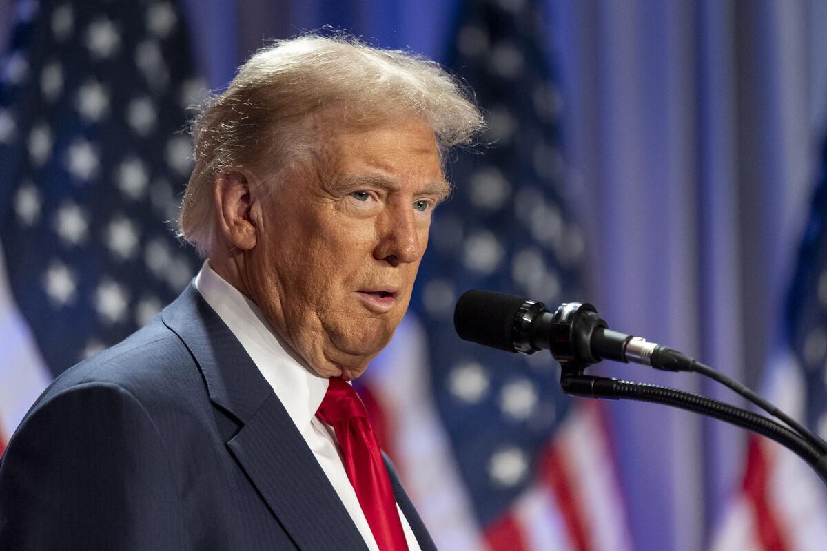 President-elect Donald Trump speaks at meeting of the House GOP conference, Wednesday, Nov. 13, 2024, in Washington. (AP Photo/Alex Brandon) President-elect Donald Trump speaks at meeting of the House GOP conference, Wednesday, Nov. 13, 2024, in Washington. (AP Photo/Alex Brandon)