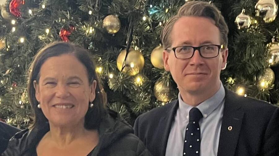 Sinn Féin leader Mary Lou McDonald with Cork North Central candidate and councillor Joe Lynch. Picture: Donal O'Keeffe Sinn Féin leader Mary Lou McDonald with Cork North Central candidate and councillor Joe Lynch. Picture: Donal O'Keeffe
