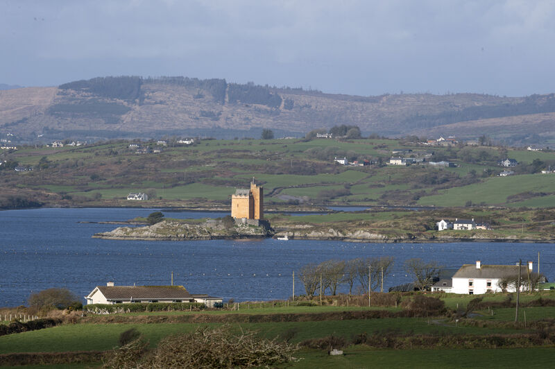 Irons in the fire? Kilcoe Castle, owned by Jeremy Irons and Sinéad Cusack on the shore of Roaringwater Bay. Picture Dan Linehan Irons in the fire? Kilcoe Castle, owned by Jeremy Irons and Sinéad Cusack on the shore of Roaringwater Bay. Picture Dan Linehan