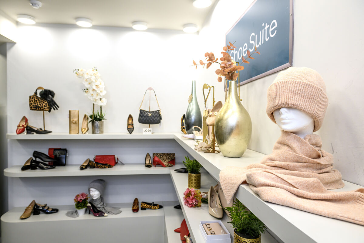 As well as a huge range of high quality footwear, the Shoe Suite stocks handbags, accessories and various gift sets that fly off the shelves each Christmas. As well as a huge range of high quality footwear, the Shoe Suite stocks handbags, accessories and various gift sets that fly off the shelves each Christmas.