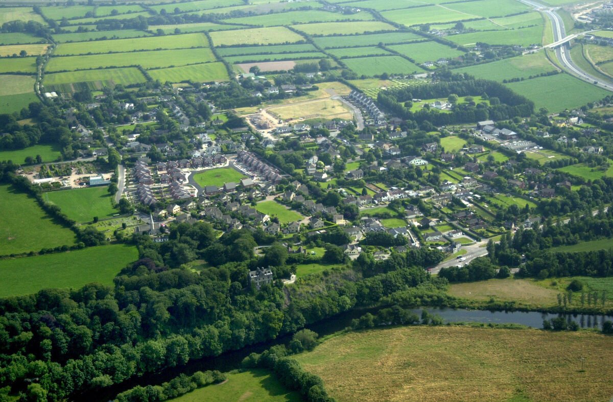 An aerial view of Carrigrohane in 2005. Image: Richard Mills An aerial view of Carrigrohane in 2005. Image: Richard Mills