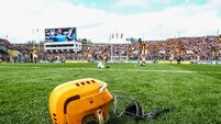 A view of a hurling helmet 18/8/2019