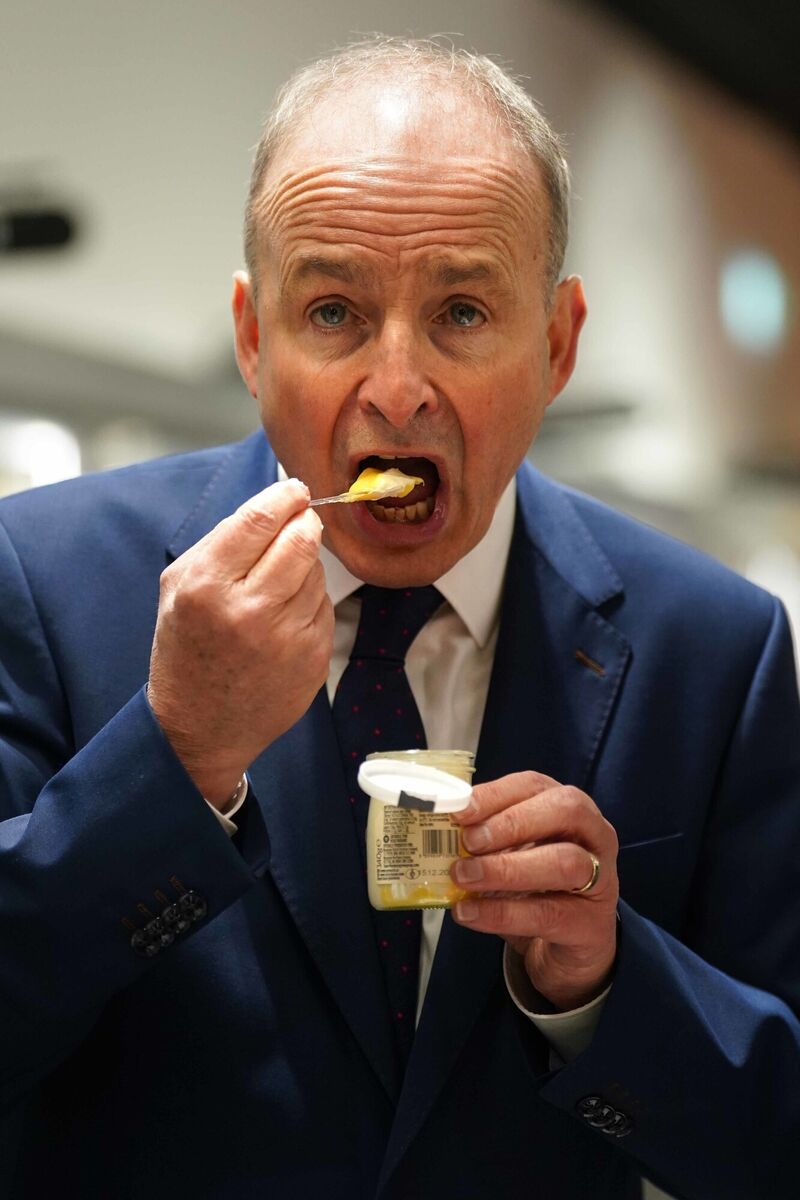 Tánaiste and Fianna Fáil leader Micheál Martin during canvassing at Pettitts SuperValu store in Arklow, Co Wicklow, on the last day of campaigning ahead of the General Election on Friday. Picture: Brian Lawless/PA Wire Tánaiste and Fianna Fáil leader Micheál Martin during canvassing at Pettitts SuperValu store in Arklow, Co Wicklow, on the last day of campaigning ahead of the General Election on Friday. Picture: Brian Lawless/PA Wire