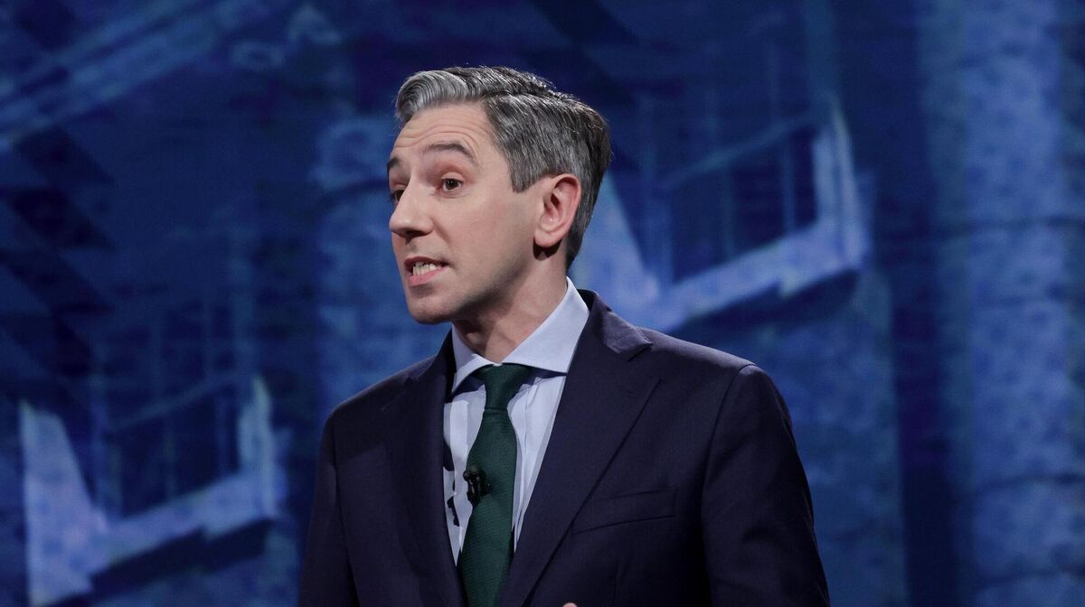 Having pinned much of the first two weeks of the campaign on Simon Harris and 'New Energy', Fine Gael changed tack. Picture: Maxwell’s Having pinned much of the first two weeks of the campaign on Simon Harris and 'New Energy', Fine Gael changed tack. Picture: Maxwell’s