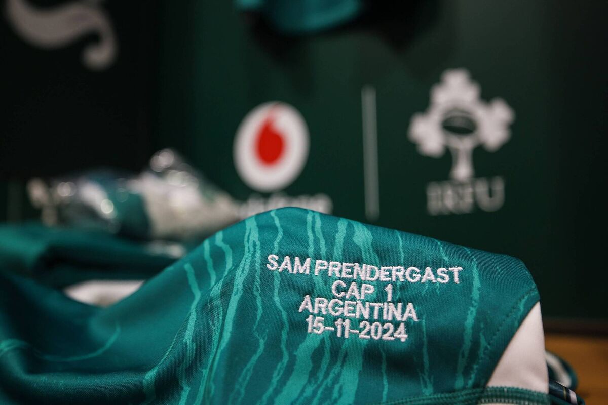 DEBUT: Sam Prendergast has been given the starting jersey against Australia. Pic: Ben Brady DEBUT: Sam Prendergast has been given the starting jersey against Australia. Pic: Ben Brady