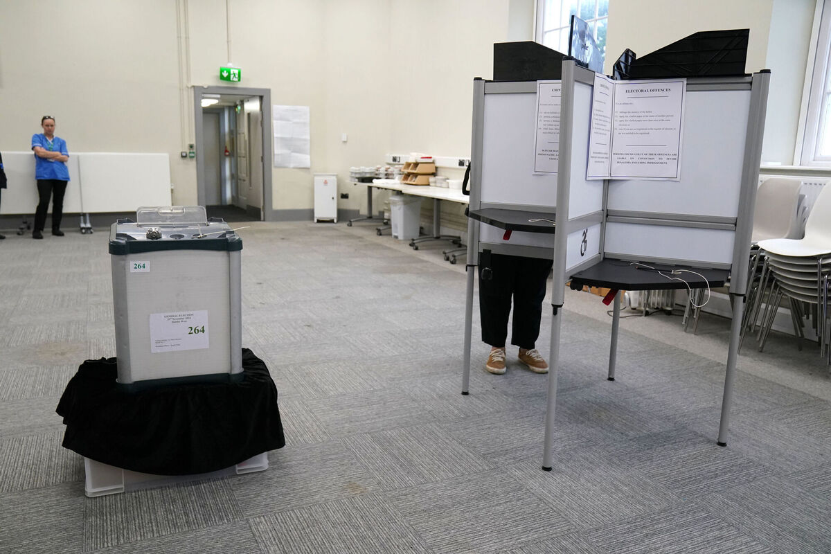 People cast their vote at St Mary's Hospital, Phoenix Park in Dublin. Picture: Brian Lawless/PA Wire People cast their vote at St Mary's Hospital, Phoenix Park in Dublin. Picture: Brian Lawless/PA Wire