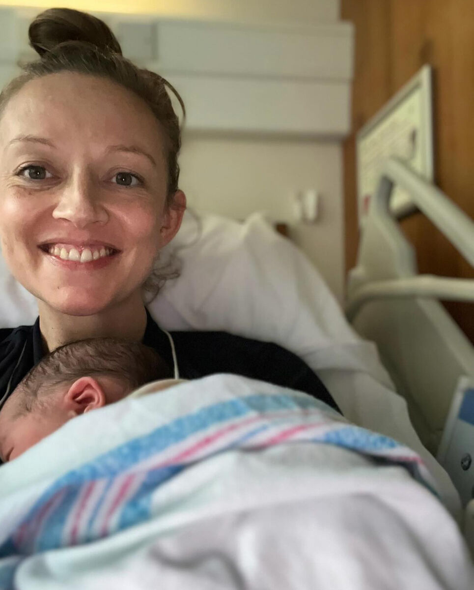 Social Democrats leader Holly Cairns has given birth to a baby girl on the day of the general election. Social Democrats leader Holly Cairns has given birth to a baby girl on the day of the general election.