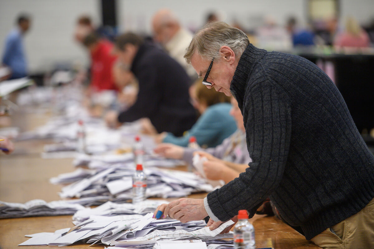 Counting the Cork North-West votes at the Mallow Count Centre in the GAA Complex, Mallow, Co Cork. Picture Dan Linehan Counting the Cork North-West votes at the Mallow Count Centre in the GAA Complex, Mallow, Co Cork. Picture Dan Linehan