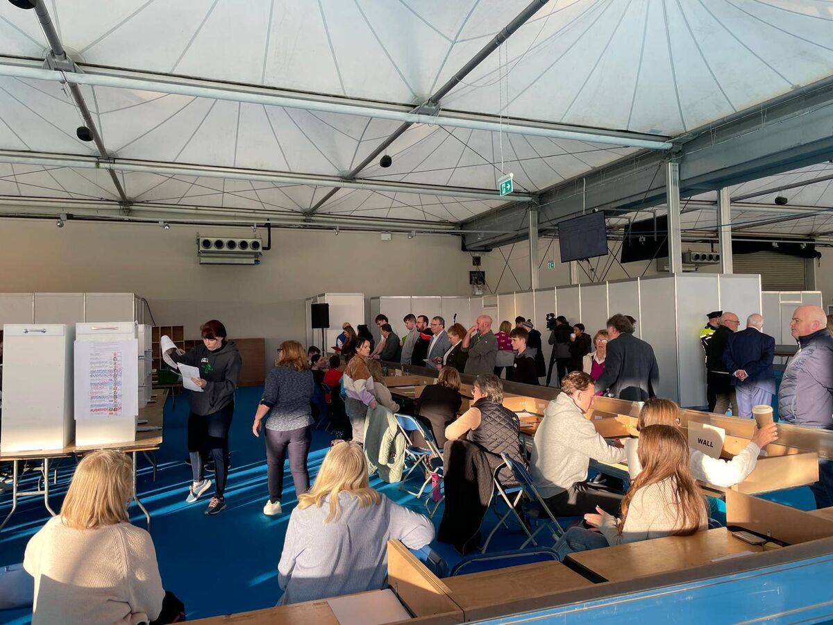 Counting underway in Kildare South this morning Counting underway in Kildare South this morning