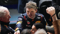 Max Verstappen wins chaotic Qatar Grand Prix as Lewis Hamilton struggles again
