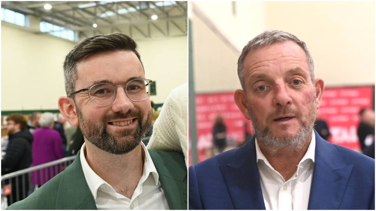 Padraig Rice (SD) and Jerry Buttimer (FG) were elected in Cork South Central. Pictures: Larry Cummins Padraig Rice (SD) and Jerry Buttimer (FG) were elected in Cork South Central. Pictures: Larry Cummins