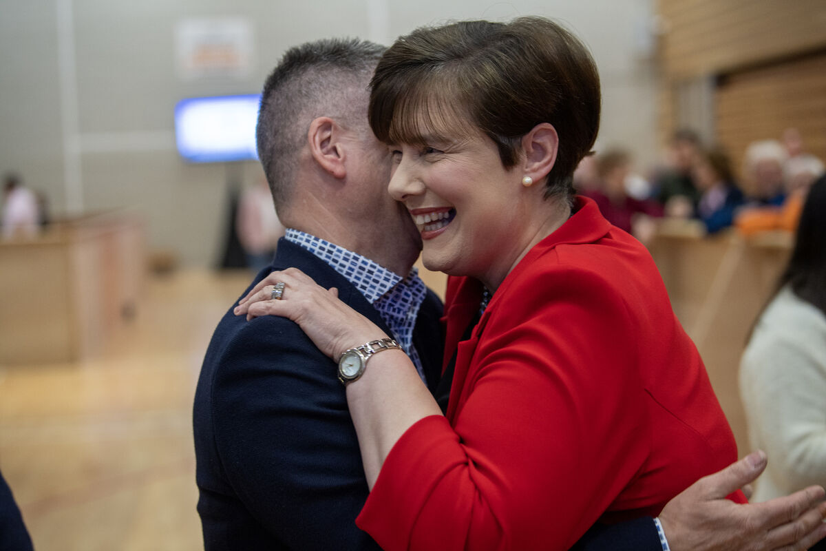 Minister Norma Foley with her husband Denis McGuire. Picture : Domnick Walsh © Eye Focus LTD .