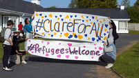 Asylum seeker accommodation protest