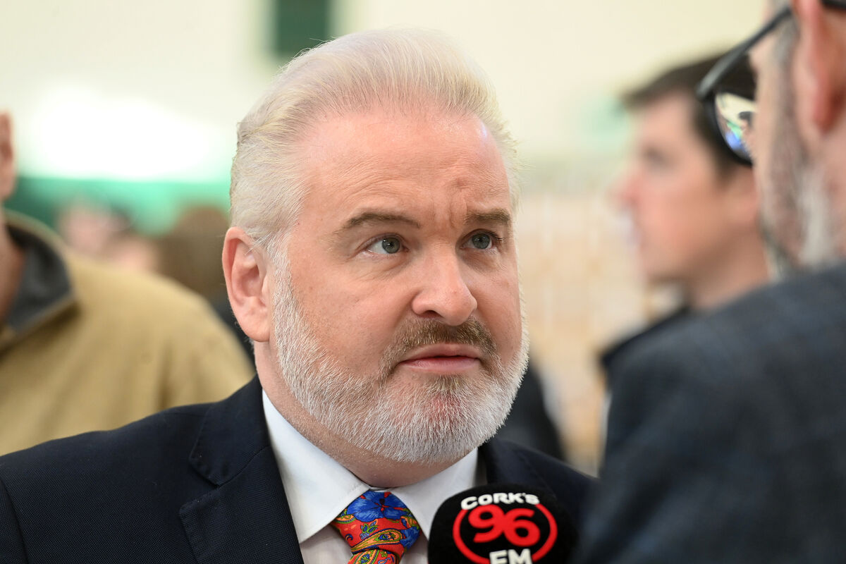 Ken O'Flynn at the count centre in Cork. Picture: Larry Cummins Ken O'Flynn at the count centre in Cork. Picture: Larry Cummins