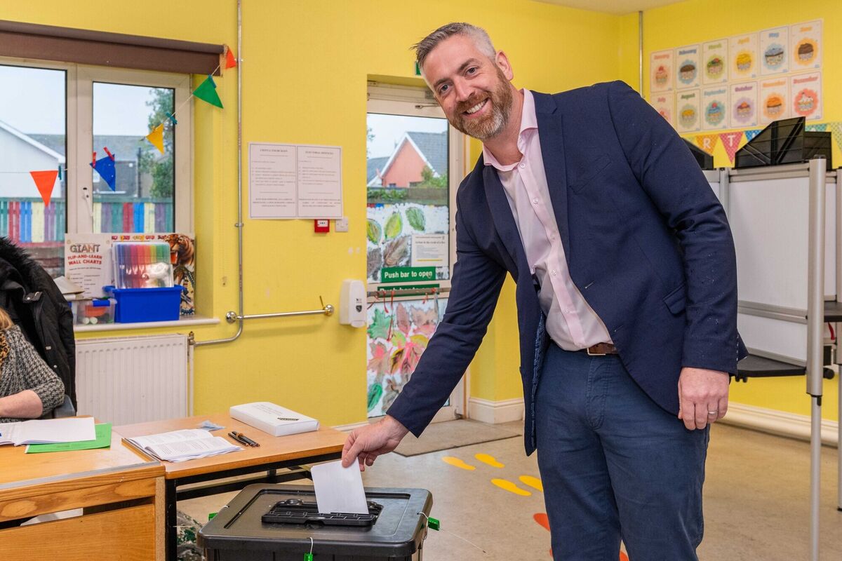 Christopher O'Sullivan votes in West Cork. Picture: Andy Gibson Christopher O'Sullivan votes in West Cork. Picture: Andy Gibson
