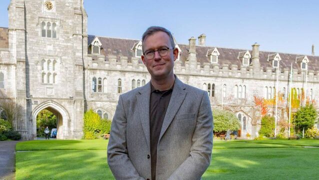 <p>Dr Tom Birkett, senior lecturer in Old English at UCC's School of English and Digital Humanities, is leading the project. Picture: UCC</p>