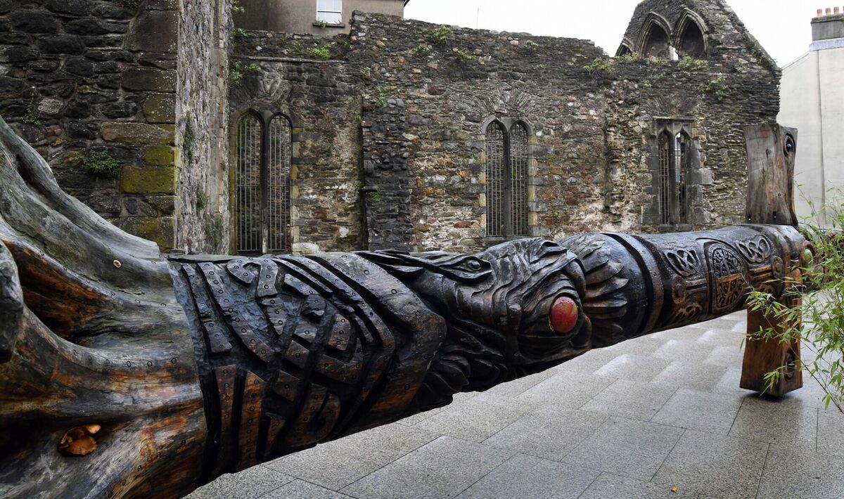 A Viking sword at the Viking Triangle, Waterford. Picture: Denis Minihane A Viking sword at the Viking Triangle, Waterford. Picture: Denis Minihane