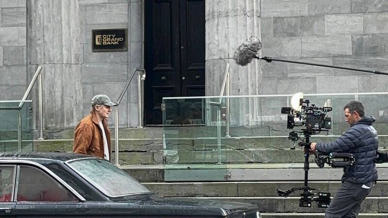 Liam Neeson on set in Limerick for major Irish-American production