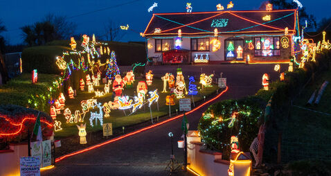 Watch: Limerick man's three miles of cable and 140,000 Christmas lights raise money for charities