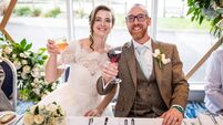 Wedding of the Week: Cirque du Soleil-style fun for Rebecca and Charlie in Clonakilty